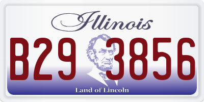 IL license plate B293856
