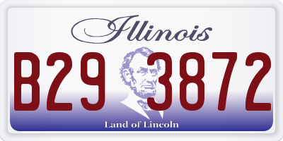 IL license plate B293872