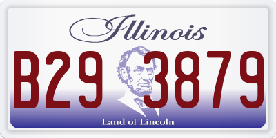 IL license plate B293879