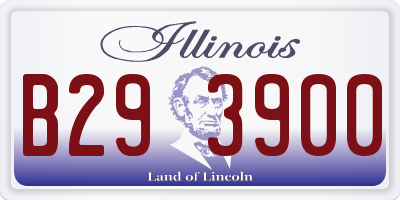 IL license plate B293900