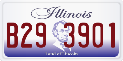 IL license plate B293901
