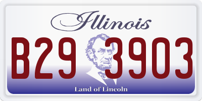 IL license plate B293903