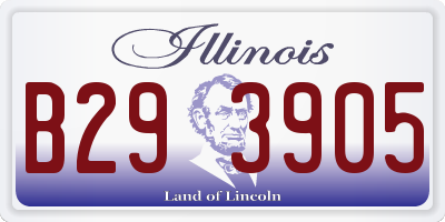 IL license plate B293905