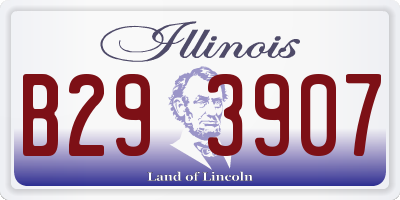 IL license plate B293907