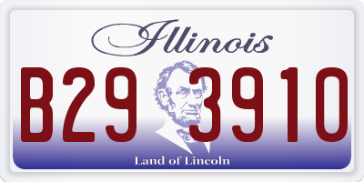 IL license plate B293910