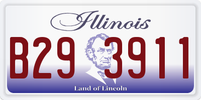 IL license plate B293911