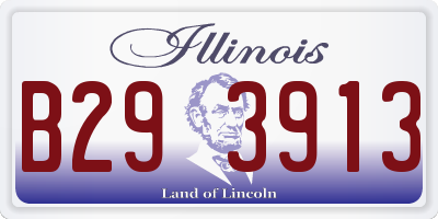 IL license plate B293913