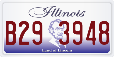 IL license plate B293948