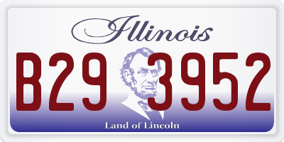 IL license plate B293952