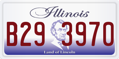 IL license plate B293970