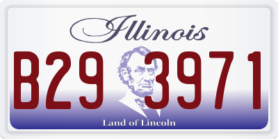 IL license plate B293971