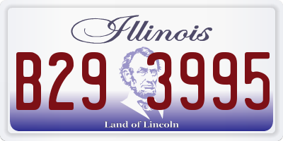 IL license plate B293995