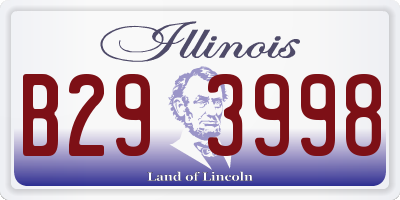 IL license plate B293998