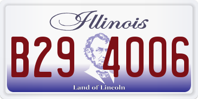 IL license plate B294006