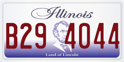 IL license plate B294044