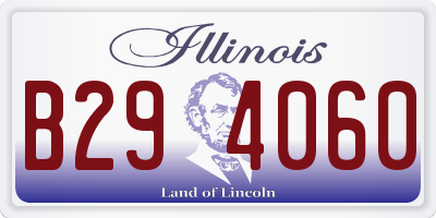 IL license plate B294060