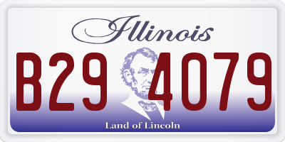 IL license plate B294079
