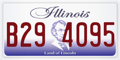 IL license plate B294095
