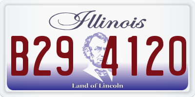 IL license plate B294120