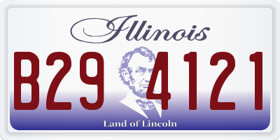 IL license plate B294121