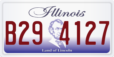 IL license plate B294127
