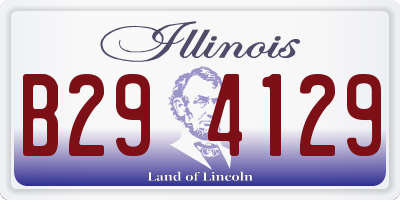 IL license plate B294129