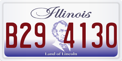 IL license plate B294130