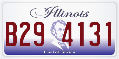 IL license plate B294131