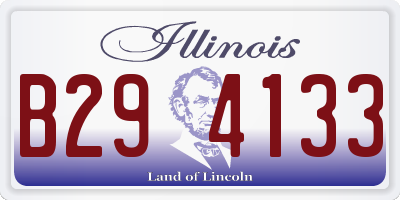 IL license plate B294133