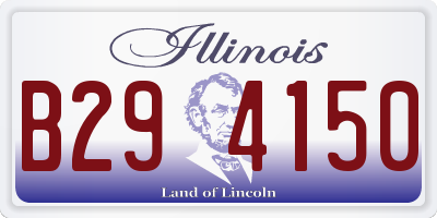 IL license plate B294150