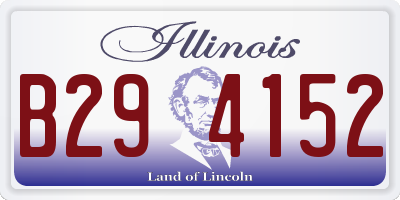 IL license plate B294152