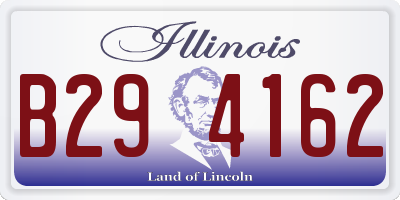 IL license plate B294162