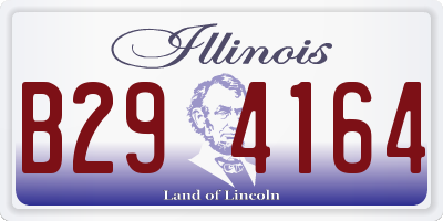 IL license plate B294164