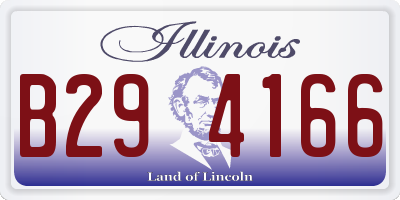 IL license plate B294166