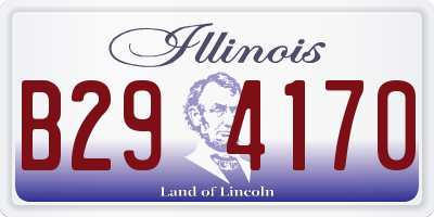 IL license plate B294170