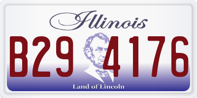 IL license plate B294176