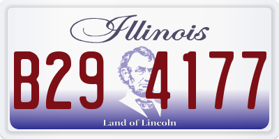 IL license plate B294177