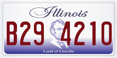 IL license plate B294210
