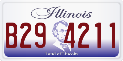 IL license plate B294211