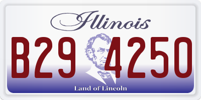 IL license plate B294250