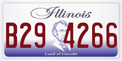 IL license plate B294266