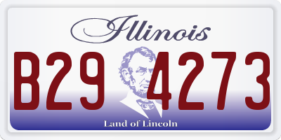 IL license plate B294273