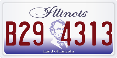 IL license plate B294313