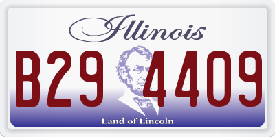 IL license plate B294409