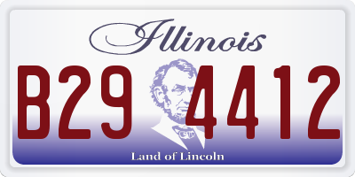 IL license plate B294412