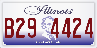 IL license plate B294424