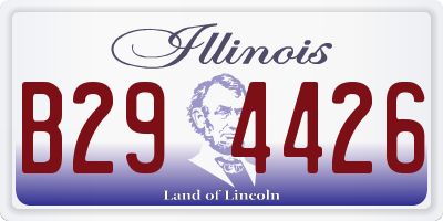 IL license plate B294426