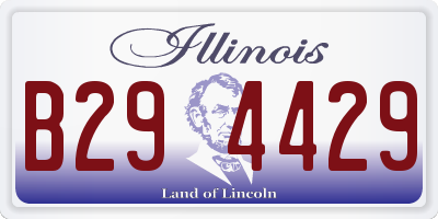 IL license plate B294429