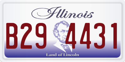 IL license plate B294431