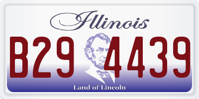 IL license plate B294439